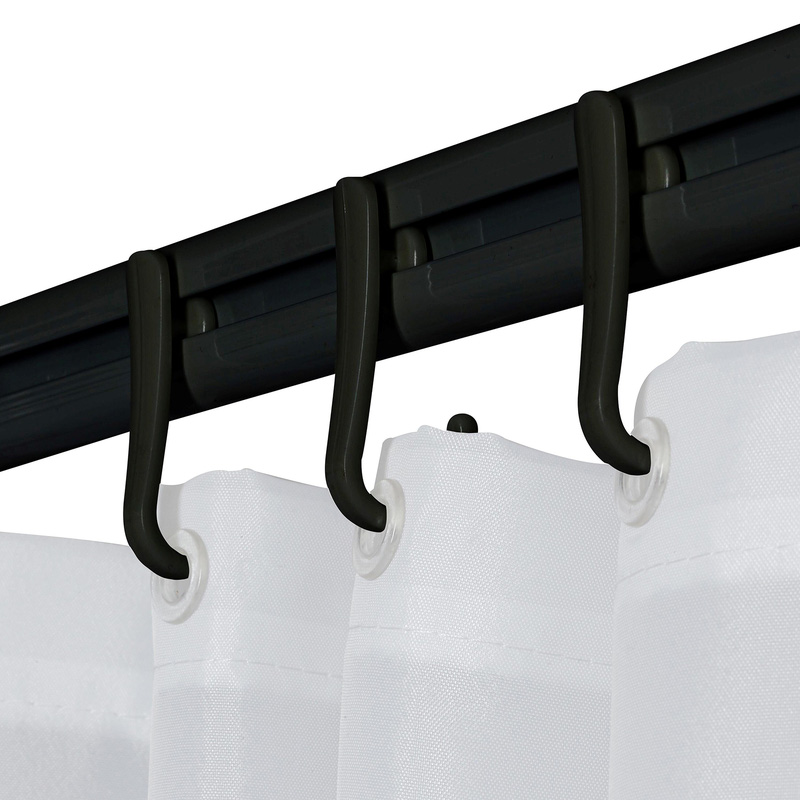 Sealskin Easy Roll douchegordijnstangset 90x90x90cm