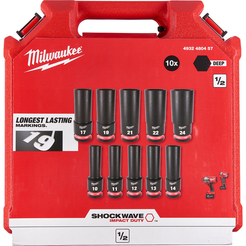 Milwaukee / Milwaukee doppenset Shockwave