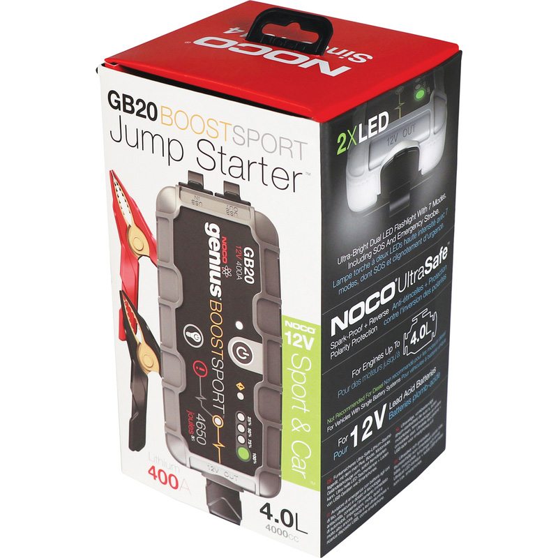 Noco Lithium Jump Starter Boost Sport GB20