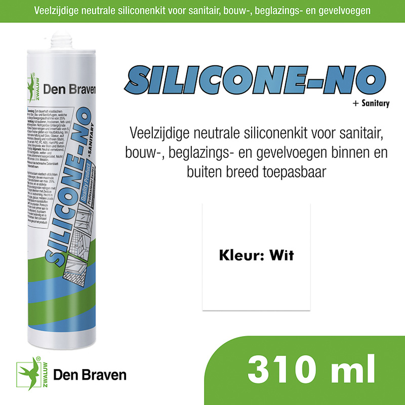 Zwaluw / Zwaluw siliconenkit NO+sanitary