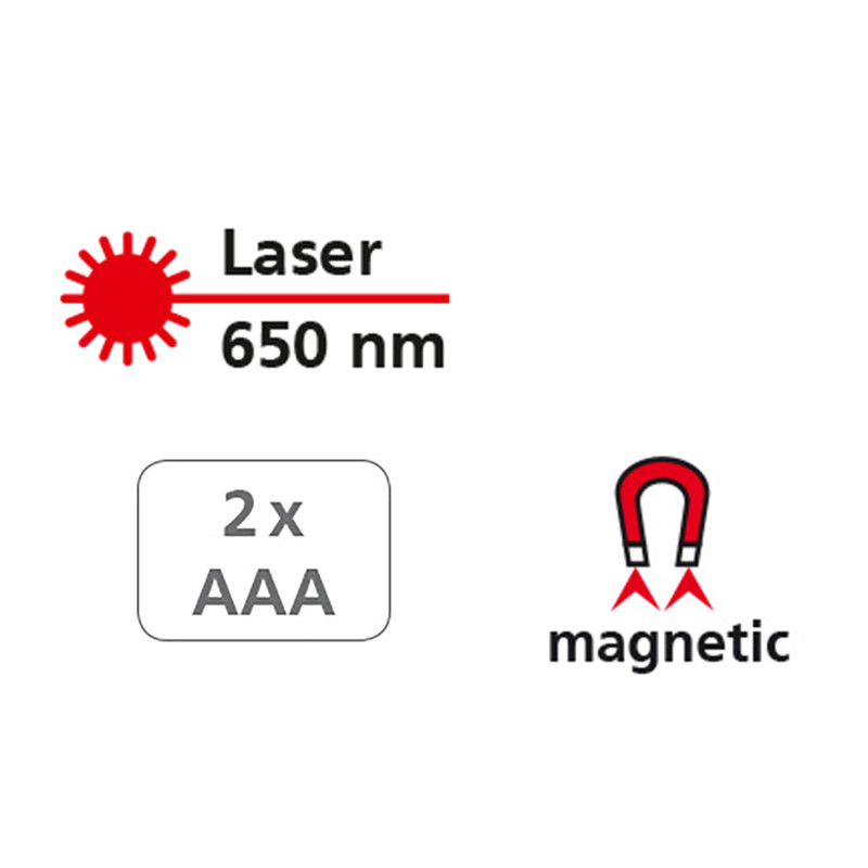 Laserliner / Laserliner HandyLaser Plus waterpas incl. 90° Winkeloptiek