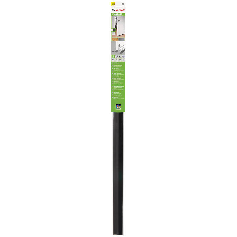Fix-o-moll / Fix-o-moll tochtstrip deur standaard zelfklevend borstel