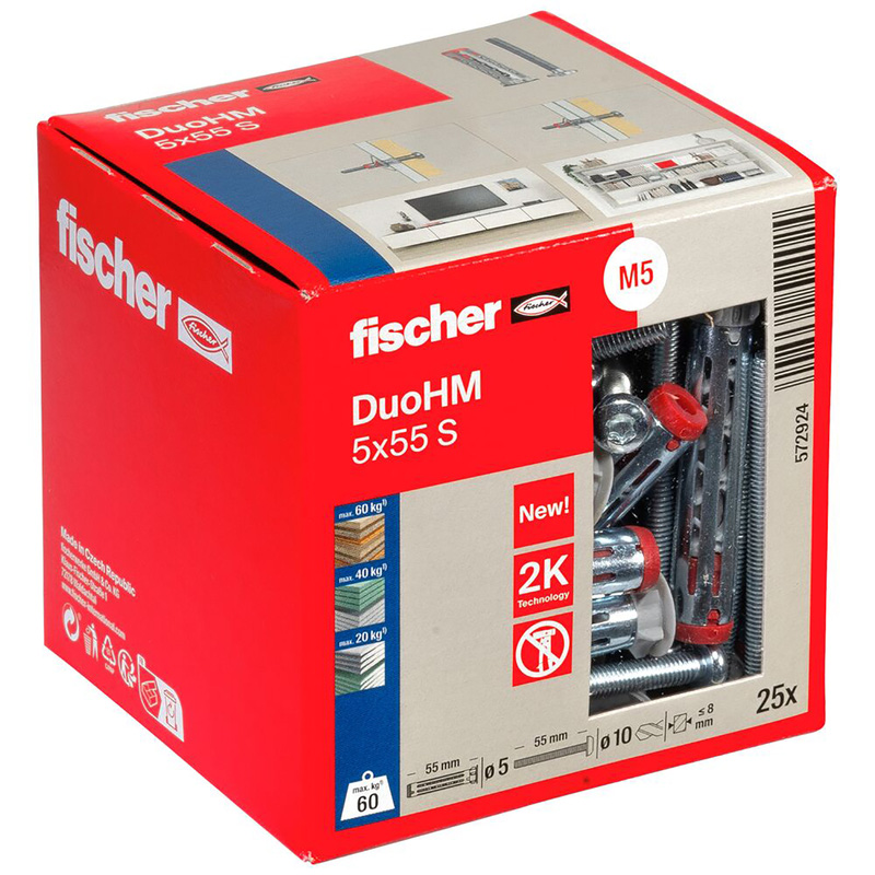 Fischer / Fischer DuoHM S PH TX hollewandpluggen