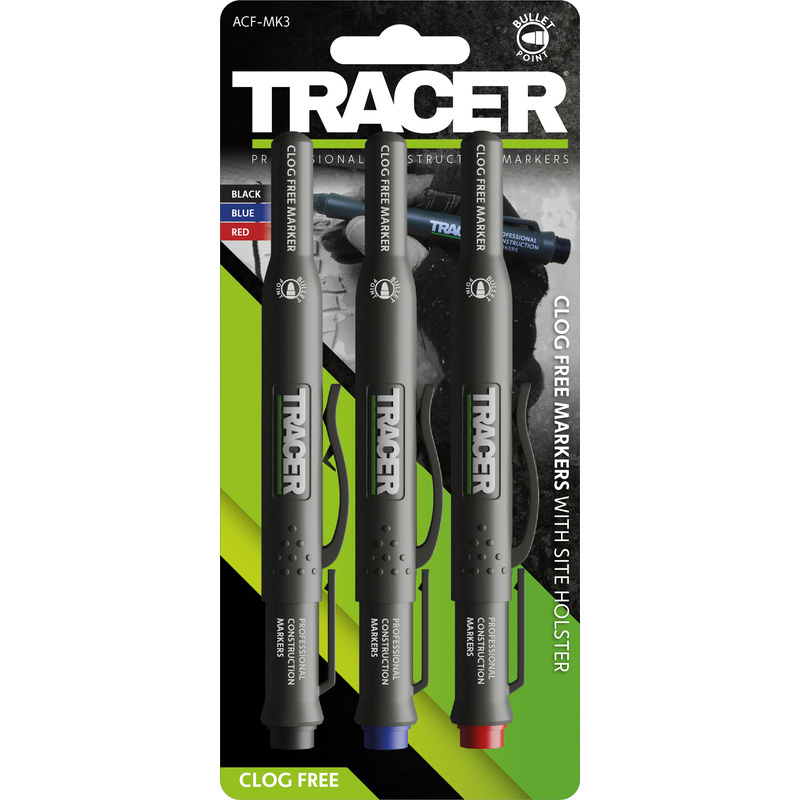 Tracer / Tracer Klompvrije markers