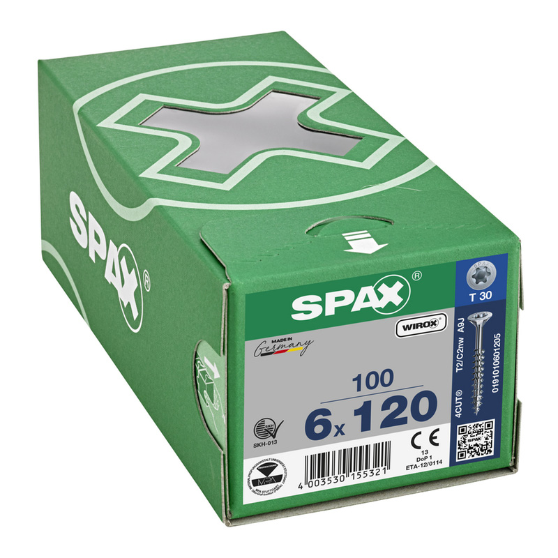 Spax / Spax universele schroeven platkop deeldraad